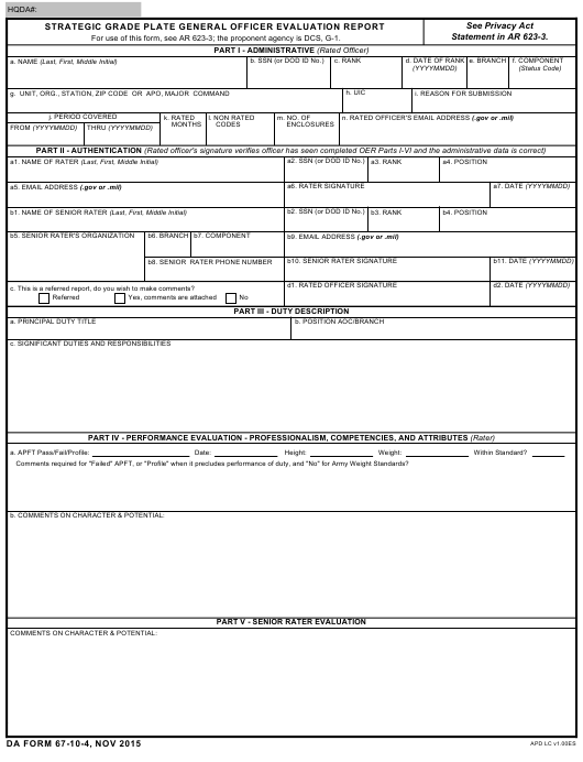 Download Fillable da Form 67-10-4 | army.myservicesupport.com