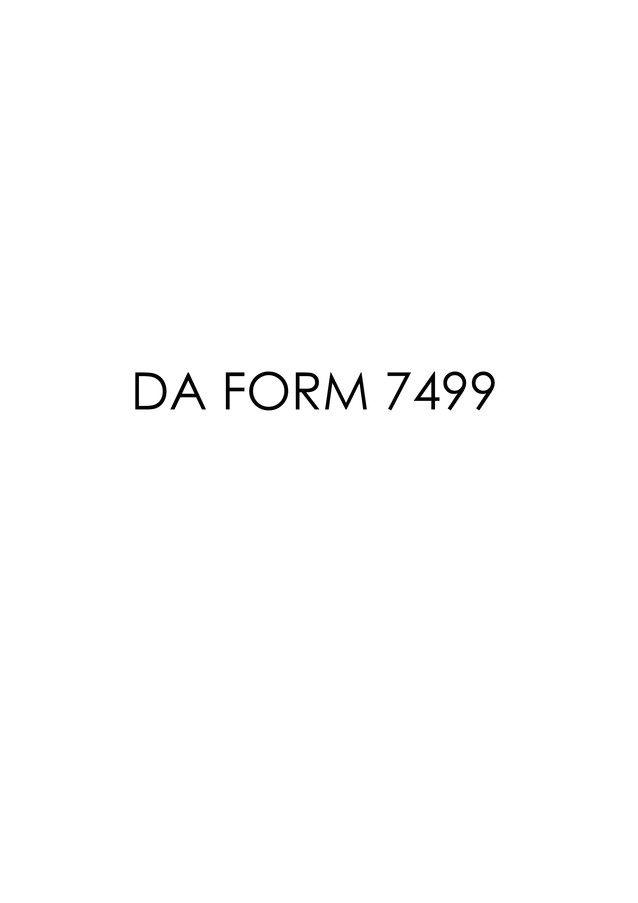 Download Fillable da Form 7499