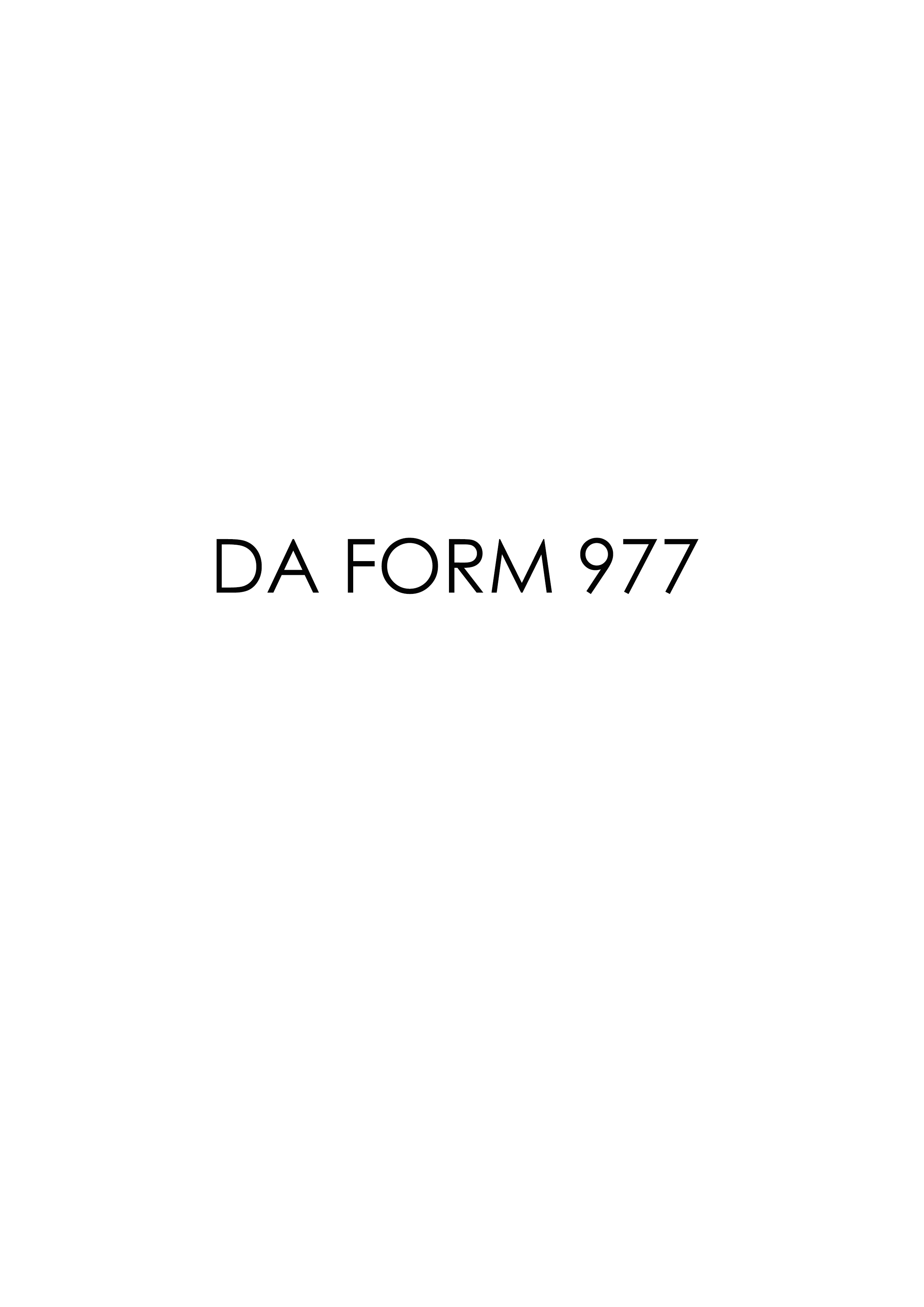Download Fillable da Form 977