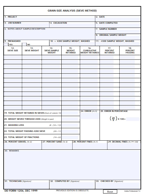 Download Fillable dd Form 1206
