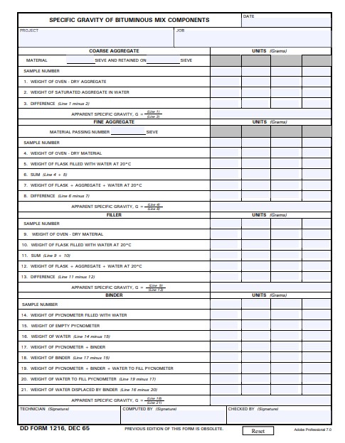 Download Fillable dd Form 1216