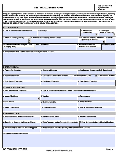Download Fillable dd Form 1532