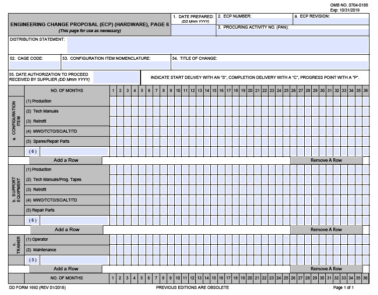 Download Fillable dd Form 1692/6