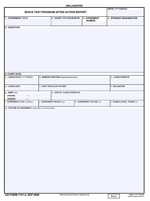 Download Fillable dd Form 1721-2