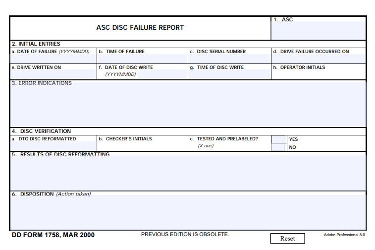 Download Fillable dd Form 1758