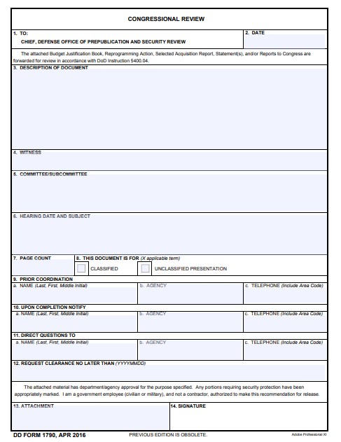Download Fillable dd Form 1790