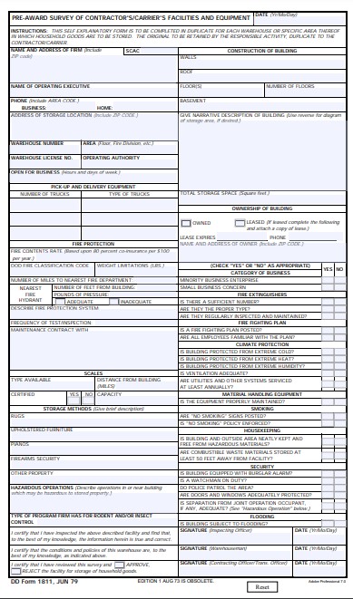 Download Fillable dd Form 1811