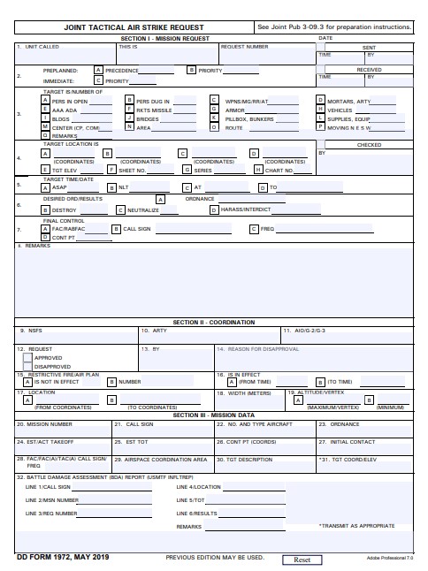 Download Fillable dd Form 1972