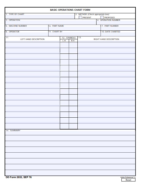 Download Fillable dd Form 2033
