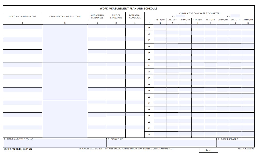 Download Fillable dd Form 2048