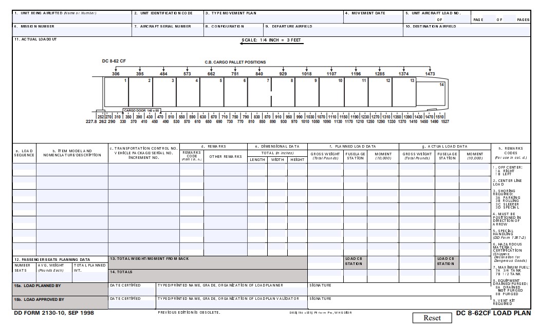 Download Fillable dd Form 2130-10