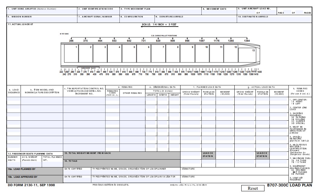 Download Fillable dd Form 2130-11