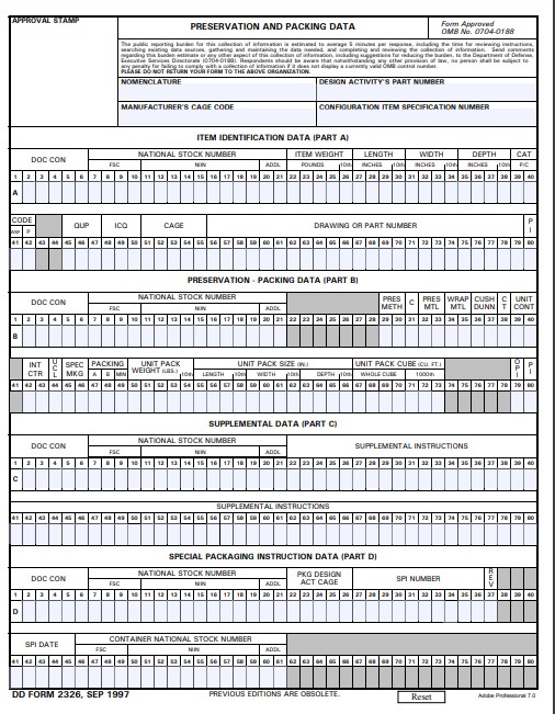Download Fillable dd Form 2326