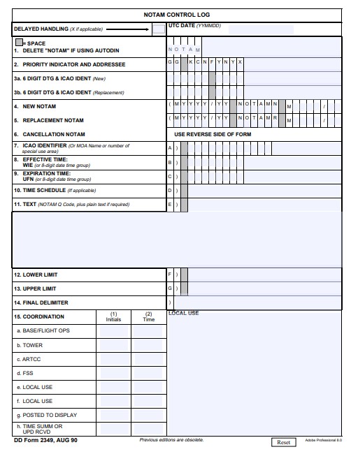 Download Fillable dd Form 2349