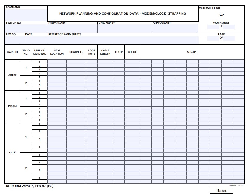 Download Fillable dd Form 2490-7