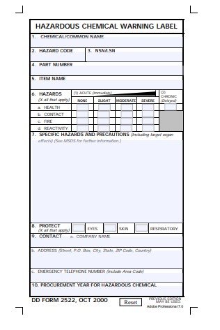 Download Fillable dd Form 2522
