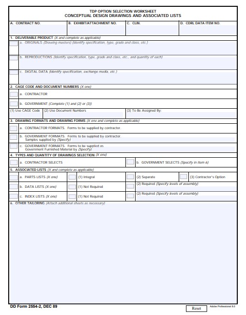 Download Fillable dd Form 2554-2
