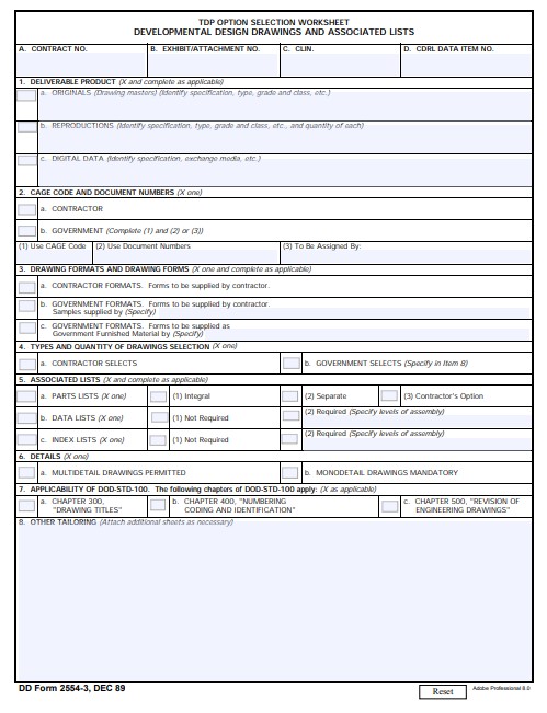 Download Fillable dd Form 2554-3