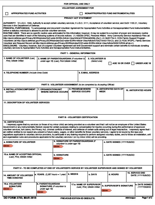 Download Fillable dd Form 2793
