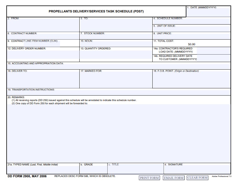Download Fillable dd Form 2908