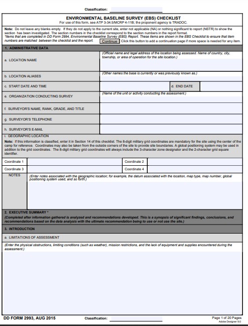 Download Fillable dd Form 2993