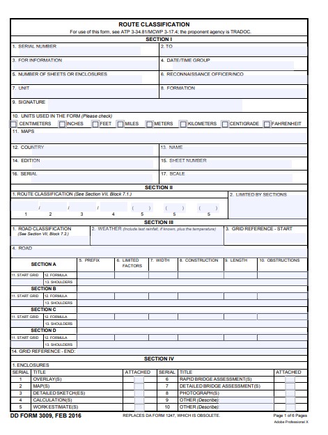 Download Fillable dd Form 3009