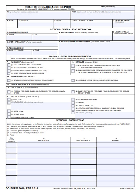 Download Fillable dd Form 3010