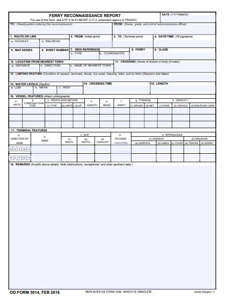 Download Fillable dd Form 3014