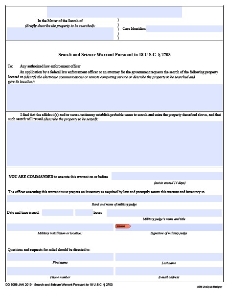 Download Fillable dd Form 3056