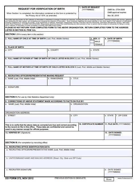 Download Fillable dd Form 372