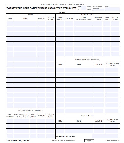 Download Fillable dd Form 792