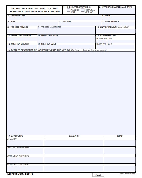 Download Fillable dd Form 2046
