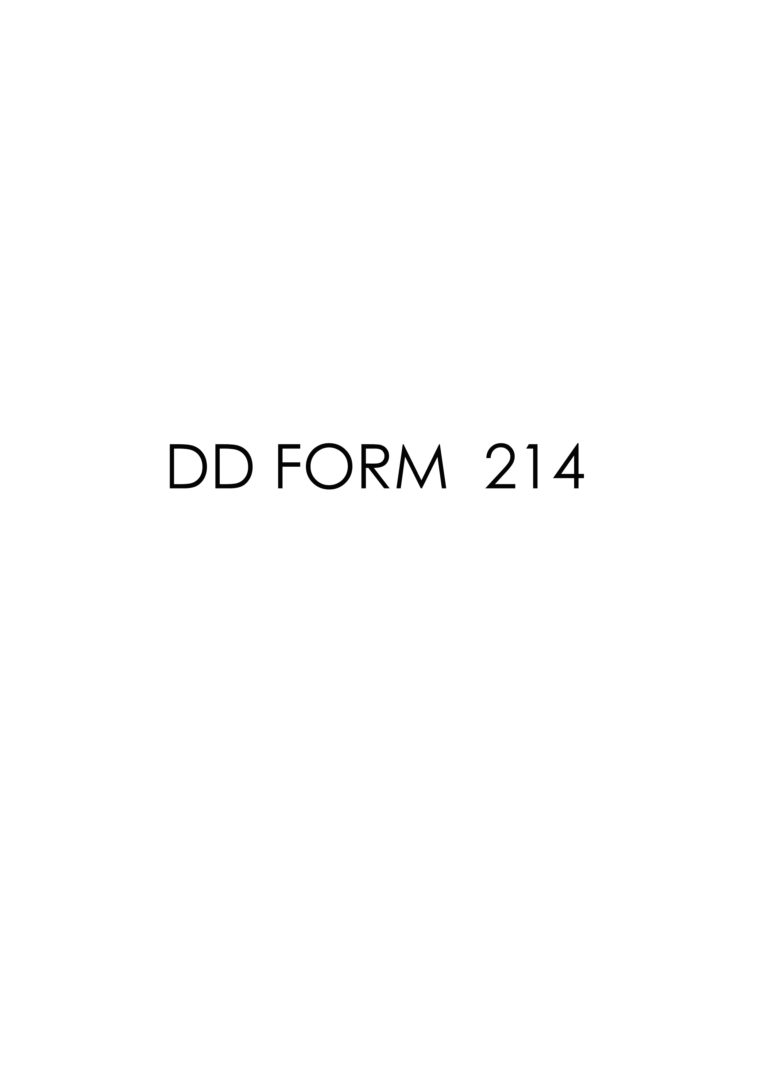 Download Fillable dd Form 214