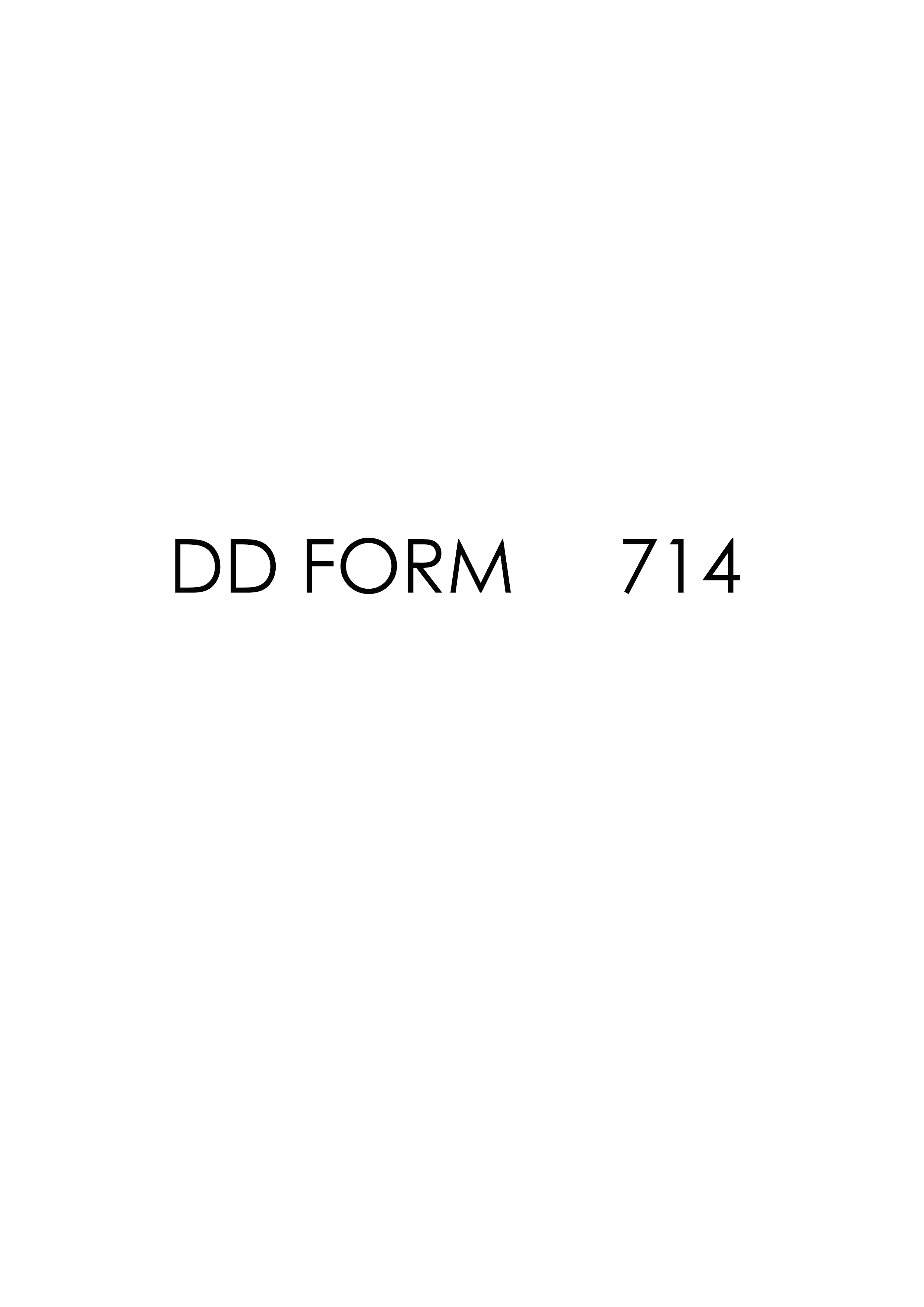 Download Fillable dd Form 714
