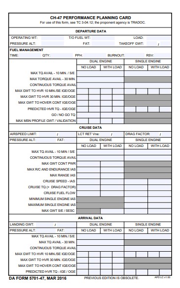 DA Form 5701-47 form preview