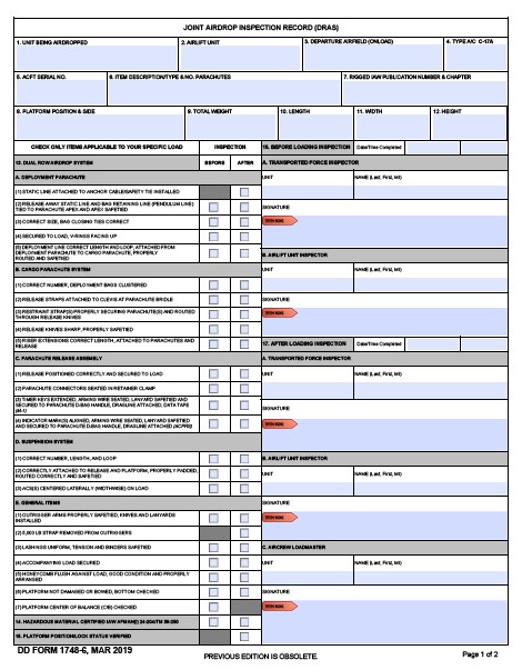 DD Form 1748-6 form preview