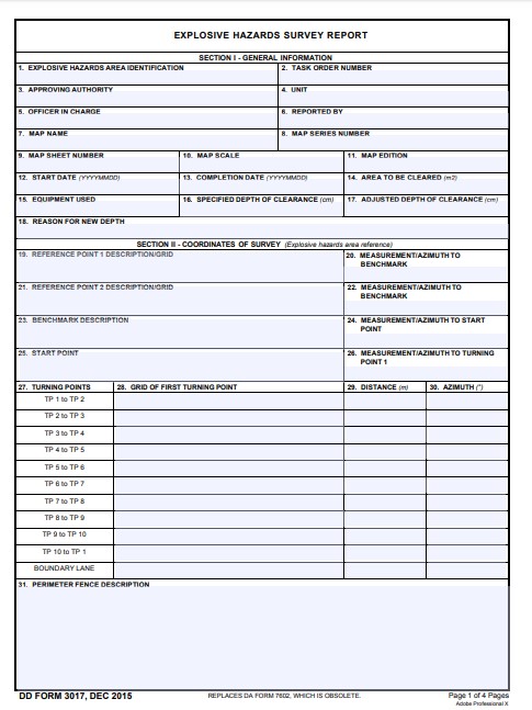DD Form 3017 form preview